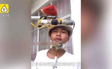 吃瓜机的发明视频,颠覆传统,轻松享受美味瓜果新体验